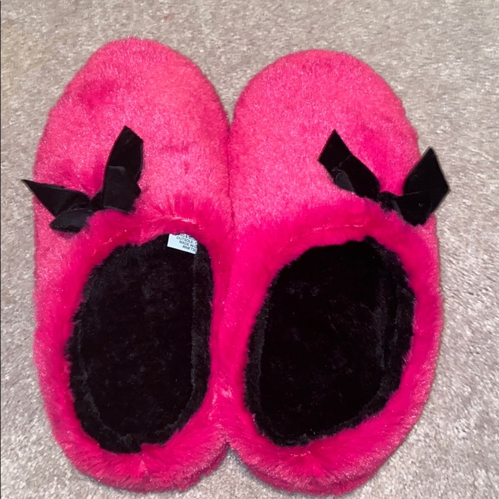 Pink slippers